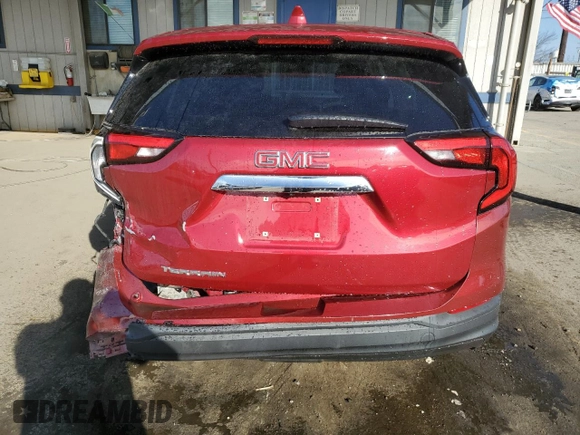 2020 GMC Terrain SLE with VIN 3GKALMEV0LL238207, listed as a Copart auction lot 47496845 with 52,568 mi miles and Salvage Title. Bid and sale history available at carsss.com. Image 6.