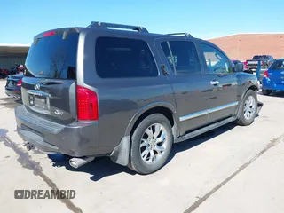 2004 Infiniti QX56 with VIN 5N3AA08A44N802481, listed as a IAAI auction lot 41655751 with 0 mi miles. Bid and sale history available at carsss.com. Image 4.