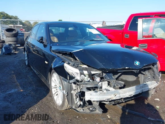 2010 BMW 5 Series 528i with VIN WBANU5C55AC124390, listed as a IAAI auction lot 41524736 with 213,184 mi miles and . Bid and sale history available at carsss.com. Image 6.