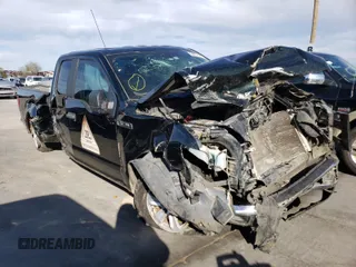 2015 Ford F-150 XL with VIN 1FTEX1C85FKD56014, listed as a Copart auction lot 54413180 with 199,537 mi miles and Salvage title. Bid and sale history available at DreamBid. Image 1.