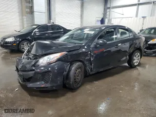 2013 Mazda Mazda3 i Sport with VIN JM1BL1U79D1702167, listed as a Copart auction lot 49675255 with 107,953 mi miles and Salvage Title. Bid and sale history available at carsss.com. Image 1.