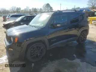 2017 Jeep Renegade Altitude with VIN ZACCJABH3HPE93665, listed as a Copart auction lot 48700355 with 110,218 mi miles and Salvage title. Bid and sale history available at DreamBid. Image 1.