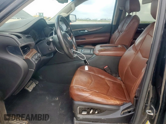 2015 Cadillac Escalade ESV Premium with VIN 1GYS4JKJ4FR271537, listed as a Copart auction lot 58758975 with 176,527 mi miles and Clean title. Bid and sale history available at DreamBid. Image 7.