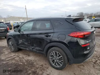 2019 Hyundai Tucson Night with VIN KM8J33AL3KU932061, listed as a Copart auction lot 88005505 with 62,692 mi miles and Salvage Title. Bid and sale history available at carsss.com. Image 2.