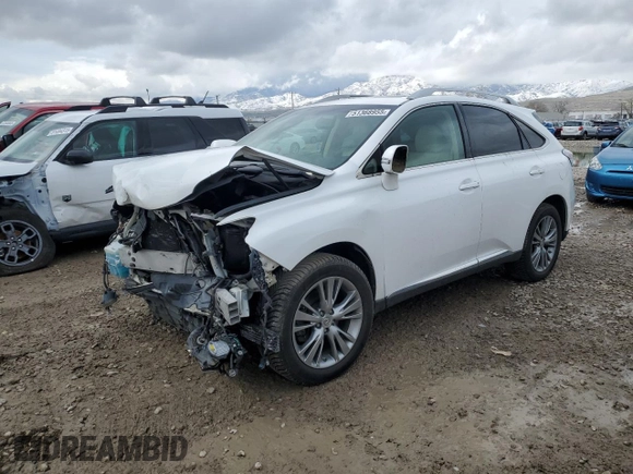 2013 Lexus RX 350 with VIN 2T2BK1BA2DC213537, listed as a Copart auction lot 51368955 with 0 mi miles and Salvage Title. Bid and sale history available at carsss.com. Image 1.