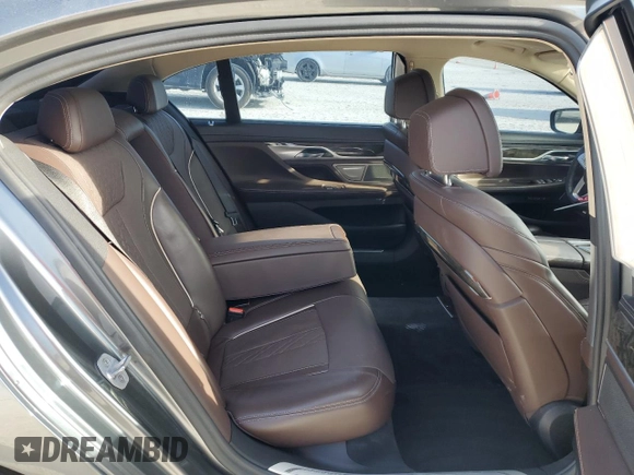 2017 BMW 7 Series 740i xDrive with VIN WBA7E4C31HGV23346, listed as a Copart auction lot 49840905 with 155,047 mi miles and Salvage Title. Bid and sale history available at carsss.com. Image 10.