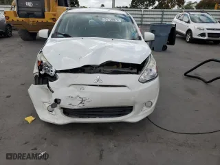 2015 Mitsubishi Mirage DE with VIN ML32A3HJ1FH046423, listed as a Copart auction lot 51739975 with 112,287 mi miles and Salvage Title. Bid and sale history available at carsss.com. Image 5.