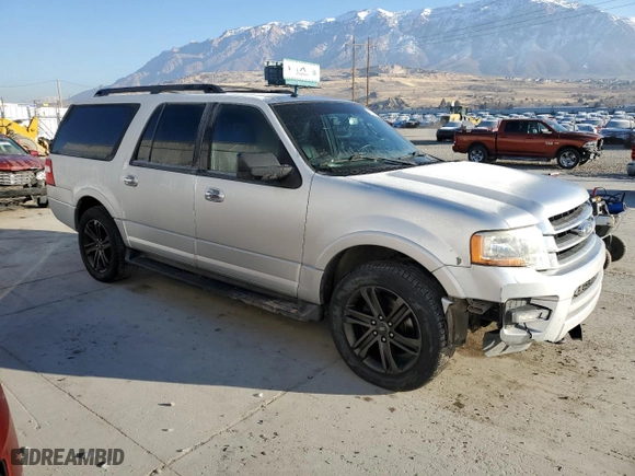 2016 Ford Expedition EL XLT with VIN 1FMJK1JT5GEF53815, listed as a Copart auction lot 42752045 with 163,690 mi miles and Salvage Title. Bid and sale history available at carsss.com. Image 4.