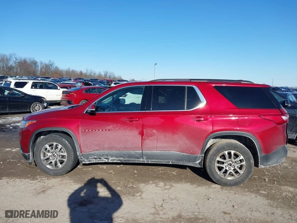 2019 Chevrolet Traverse LT Cloth with VIN 1GNEVGKW8KJ146605, listed as a IAAI auction lot 41437513 with 88,509 mi miles. Bid and sale history available at carsss.com. Image 14.
