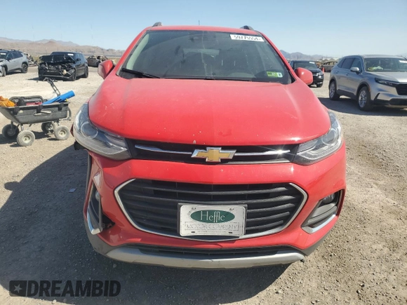 2018 Chevrolet Trax Premier with VIN 3GNCJRSB1JL228761, listed as a Copart auction lot 59775554 with 97,936 mi miles and Salvage Title. Bid and sale history available at carsss.com. Image 5.