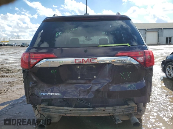 2018 GMC Acadia SLE with VIN 1GKKNLLS9JZ107204, listed as a Copart auction lot 46503955 with 107,198 mi miles and Clean Title. Bid and sale history available at DreamBid. Image 6.