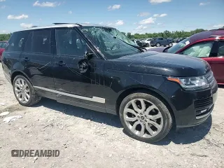 2014 Land Rover Range Rover HSE with VIN SALGS2VF9EA125378, listed as a Copart auction lot 57880525 with 73,330 mi miles and Salvage title. Bid and sale history available at DreamBid. Image 14.
