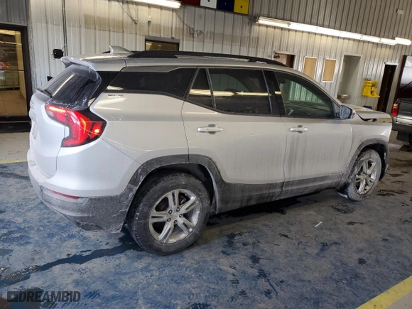 2019 GMC Terrain SLE with VIN 3GKALMEVXKL197406, listed as a Copart auction lot 45837975 with 101,082 mi miles and Salvage Title. Bid and sale history available at carsss.com. Image 3.