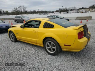 2006 Ford Mustang GT Deluxe with VIN 1ZVHT82H765172787, listed as a Copart auction lot 52539725 with 161,409 mi miles and Salvage Title. Bid and sale history available at carsss.com. Image 2.