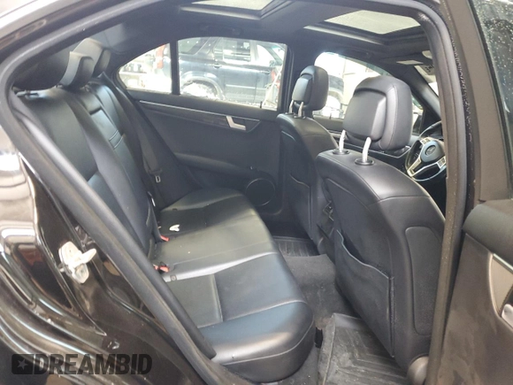 2012 Mercedes-Benz C 300 Sport with VIN WDDGF8BB8CA607942, listed as a Copart auction lot 45365505 with 250,147 mi miles and Salvage title. Bid and sale history available at DreamBid. Image 10.
