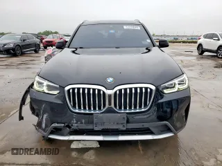 2022 BMW X3 sDrive30i with VIN 5UX43DP0XN9K72210, listed as a Copart auction lot 51233045 with 65,858 mi miles and Salvage Title. Bid and sale history available at DreamBid. Image 5.