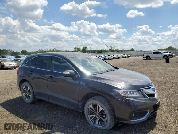 2016 Acura RDX Advance with VIN 5J8TB4H79GL003232, listed as a Copart auction lot 55590015 with 69,385 mi miles and Salvage title. Bid and sale history available at DreamBid. Image 4.