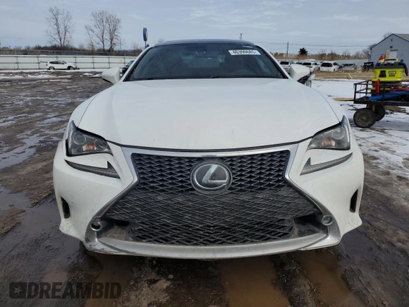 2017 Lexus RC 350 with VIN JTHSE5BC1H5007504, listed as a Copart auction lot 46390685 with 98,959 mi miles and Salvage title. Bid and sale history available at DreamBid. Image 5.