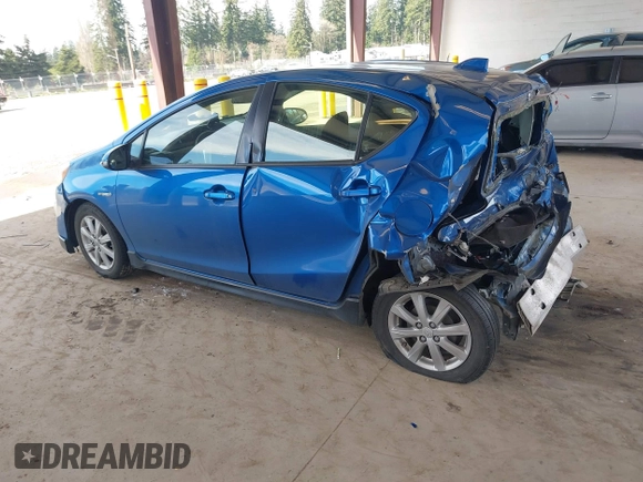 2017 Toyota Prius One with VIN JTDKDTB31H1597705, listed as a IAAI auction lot 41895920 with 96,410 mi miles and . Bid and sale history available at DreamBid. Image 3.