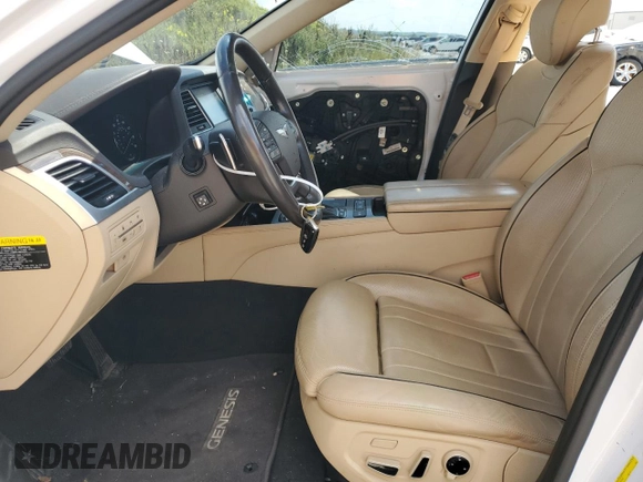2015 Hyundai Genesis 3.8L with VIN KMHGN4JE7FU015514, listed as a Copart auction lot 62719774 with 46,202 mi miles and Clean Title. Bid and sale history available at carsss.com. Image 7.