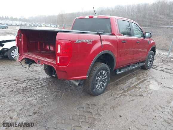 2020 Ford Ranger XL with VIN 1FTER4FH9LLA54545, listed as a IAAI auction lot 41491421 with 138,596 mi miles. Bid and sale history available at carsss.com. Image 4.