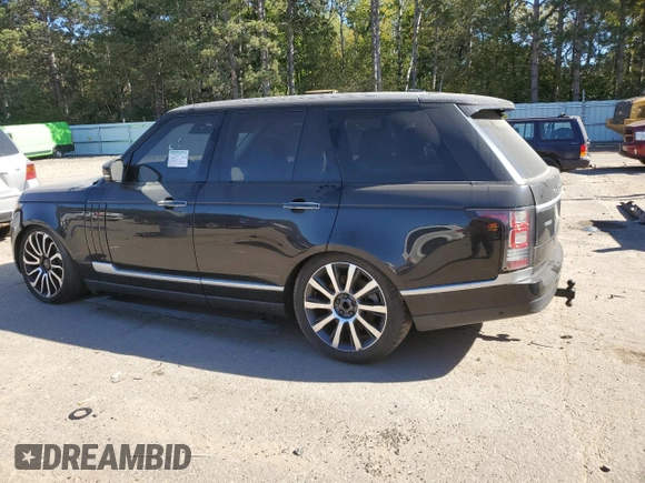 2014 Land Rover Range Rover Autobiography with VIN SALGV2FE0HA914567, listed as a Copart auction lot 74814864 with 79,229 mi miles and Clean title. Bid and sale history available at DreamBid. Image 2.