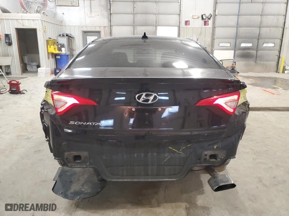 2016 Hyundai Sonata 2.4L SE with VIN 5NPE24AF6GH342415, listed as a Copart auction lot 42008505 with 63,652 mi miles and Salvage Title. Bid and sale history available at carsss.com. Image 6.
