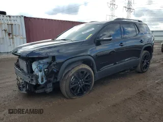 2023 GMC Acadia SLT with VIN 1GKKNULS1PZ228002, listed as a Copart auction lot 45911415 with 21,817 mi miles and Salvage Title. Bid and sale history available at DreamBid. Image 1.