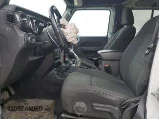 2020 Jeep Wrangler Unlimited Freedom with VIN 1C4HJXDG2LW165369, listed as a Copart auction lot 60552125 with 93,853 mi miles and Salvage title. Bid and sale history available at DreamBid. Image 7.