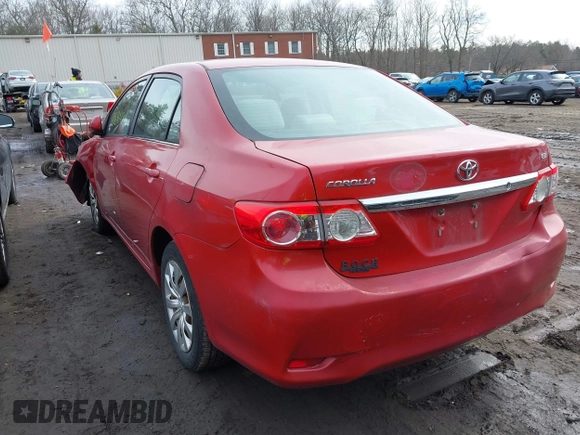 2013 Toyota Corolla L with VIN 5YFBU4EE0DP215690, listed as a IAAI auction lot 41569097 with 162,820 mi miles. Bid and sale history available at carsss.com. Image 3.