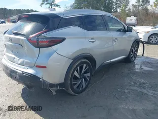 2023 Nissan Murano SL with VIN 5N1AZ2CJ0PC102011, listed as a IAAI auction lot 41406863 with 24,723 mi miles and . Bid and sale history available at DreamBid. Image 4.
