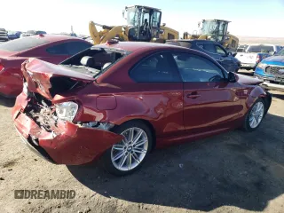 2013 BMW 1 Series 128i z VIN WBAUP9C51DVS94863, wystawiony jako Copart lot #44164275 z przebiegiem 71 162 mil mil oraz Szkoda całkowita • Salvage title. Historia ofert i sprzedaży dostępna na DreamBid. Obrazek 3.
