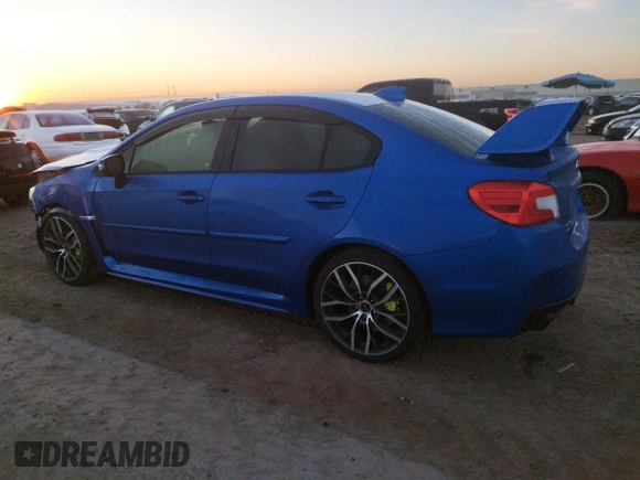 2021 Subaru WRX STI with VIN JF1VA2S65M9821649, listed as a Copart auction lot 35917823 with 14,842 mi miles. Bid and sale history available at carsss.com. Image 2.