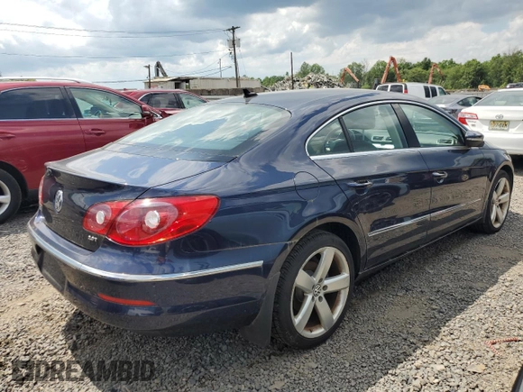 2012 Volkswagen CC Lux Plus with VIN WVWHP7AN8CE513747, listed as a Copart auction lot 61809995 with 133,184 mi miles and Clean title. Bid and sale history available at DreamBid. Image 3.