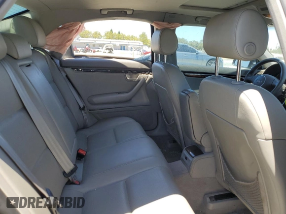 2002 Audi A4 3.0L with VIN WAULT68E82A311841, listed as a Copart auction lot 60667384 with 139,193 mi miles and Non Repairable. Bid and sale history available at carsss.com. Image 10.
