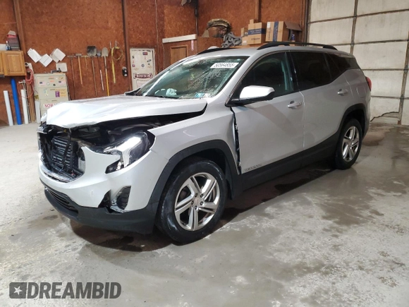 2018 GMC Terrain SLE with VIN 3GKALMEV5JL340714, listed as a Copart auction lot 50564855 with 85,120 mi miles and Salvage Title. Bid and sale history available at DreamBid. Image 1.