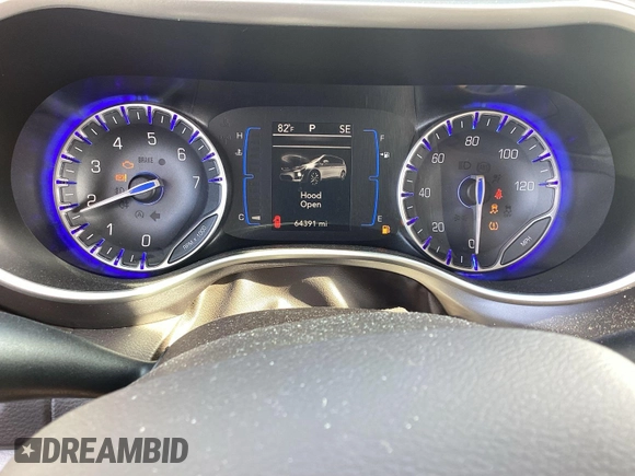 2017 Chrysler Pacifica Touring with VIN 2C4RC1DG5HR764942, listed as a IAAI auction lot 42796303 with 64,391 mi miles and . Bid and sale history available at DreamBid. Image 4.