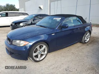 2010 BMW 1 Series 135i with VIN WBAUN9C50AVK41752, listed as a Copart auction lot 88301825 with Not Provided miles and Salvage Title. Bid and sale history available at carsss.com. Image 1.