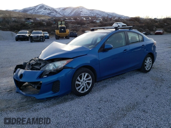 2012 Mazda 3 i Touring with VIN JM1BL1V79C1596476, listed as a Copart auction lot 44993965 with 154,933 mi miles and Salvage Title. Bid and sale history available at DreamBid. Image 1.