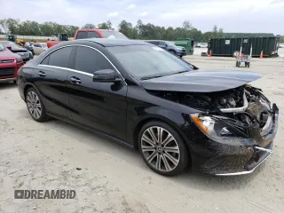 2018 Mercedes-Benz CLA 250 with VIN WDDSJ4EB8JN551889, listed as a Copart auction lot 58303543 with 93,078 mi miles and . Bid and sale history available at DreamBid. Image 4.