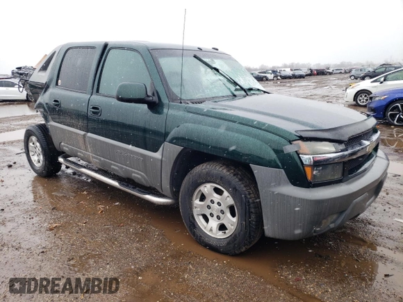 2002 Chevrolet Avalanche with VIN 3GNEK13T72G309949, listed as a Copart auction lot 49253894 with 196,009 mi miles and Salvage Title. Bid and sale history available at DreamBid. Image 4.