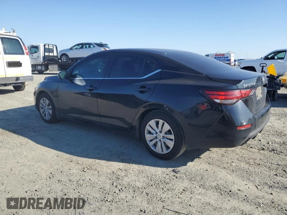 2021 Nissan Sentra S with VIN 3N1AB8BV9MY245674, listed as a Copart auction lot 89338605 with 57,282 mi miles and Salvage Title. Bid and sale history available at DreamBid. Image 2.
