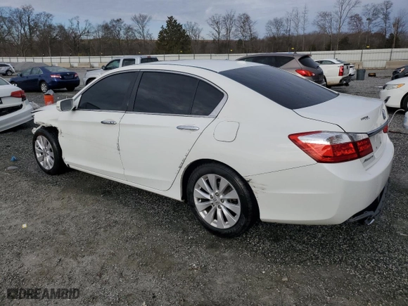 2014 Honda Accord Sedan EX-L with VIN 1HGCR2F8XEA233088, listed as a Copart auction lot 48301195 with 163,042 mi miles and Salvage Title. Bid and sale history available at carsss.com. Image 2.