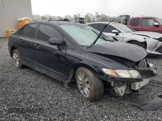 2011 Honda Civic EX-L with VIN 19XFA1F91BE010422, listed as a Copart auction lot 51214055 with 114,962 mi miles and Salvage Title. Bid and sale history available at DreamBid. Image 4.