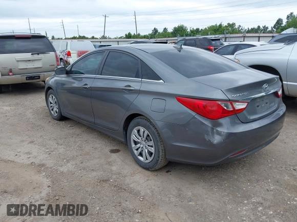 2013 Hyundai Sonata GLS with VIN 5NPEB4AC0DH546497, listed as a IAAI auction lot 42199649 with 154,561 mi miles and . Bid and sale history available at carsss.com. Image 3.