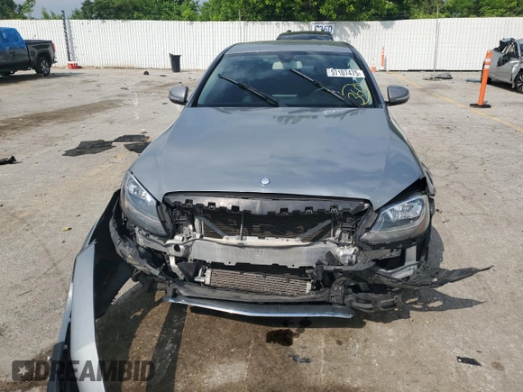 2015 Mercedes-Benz C 300 Luxury with VIN 55SWF4KB8FU089940, listed as a Copart auction lot 57107475 with 119,025 mi miles and Salvage title. Bid and sale history available at DreamBid. Image 5.