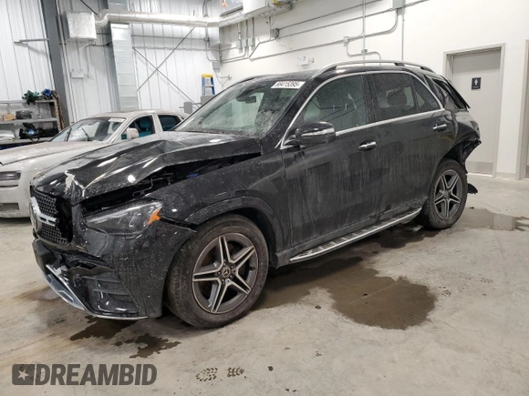 2024 Mercedes-Benz GLE 450 с VIN 4JGFB5KB1RB004832, выставлен на аукционе Copart как лот 88415395 с пробегом 14 489 миль миль и Списание • Salvage title. История ставок и продаж доступна на DreamBid. Изображение 1.