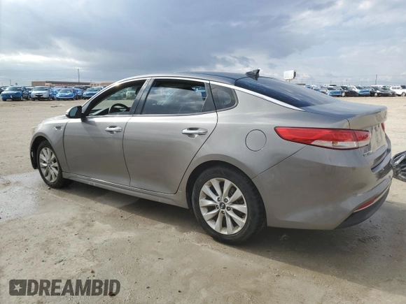 2016 Kia Optima EX with VIN 5XXGU4L34GG068925, listed as a Copart auction lot 84933684 with 108,314 mi miles and Salvage Title. Bid and sale history available at carsss.com. Image 2.