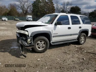 2002 Chevrolet Tahoe LS with VIN 1GNEC13Z82R195655, listed as a Copart auction lot 46253965 with 270,439 mi miles and Salvage Title. Bid and sale history available at carsss.com. Image 1.