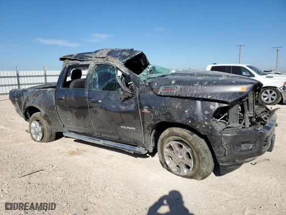 2020 Ram 2500 Big Horn with VIN 3C6UR5DL1LG115318, listed as a Copart auction lot 77045494 with 0 mi miles and Salvage Title. Bid and sale history available at carsss.com. Image 4.